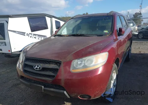 2008 Hyundai Santa Fe Gls z USA, uszkodzony, nr VIN 5NMSG13D68H141238
